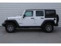 2017 Bright White Jeep Wrangler Unlimited Rubicon 4x4  photo #9