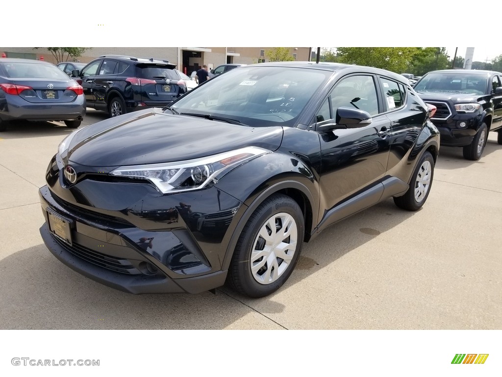 Black Sand Pearl 2019 Toyota C-HR LE Exterior Photo #129087656