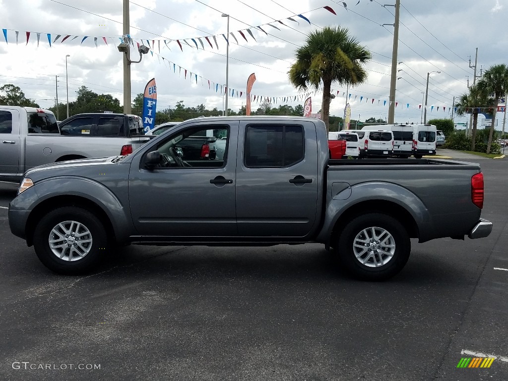 Gun Metallic 2018 Nissan Frontier SV Crew Cab Exterior Photo #129087840