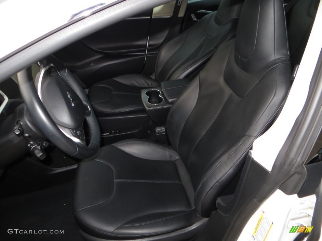 Black Interior 2013 Tesla Model S Standard Model S Model Photo #129089322