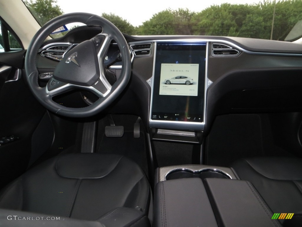 2013 Tesla Model S Standard Model S Model Black Dashboard Photo #129089367