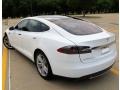 2013 White Tesla Model S   photo #16
