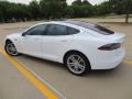 2013 White Tesla Model S   photo #17