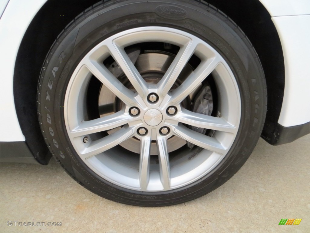 2013 Tesla Model S Standard Model S Model Wheel Photos