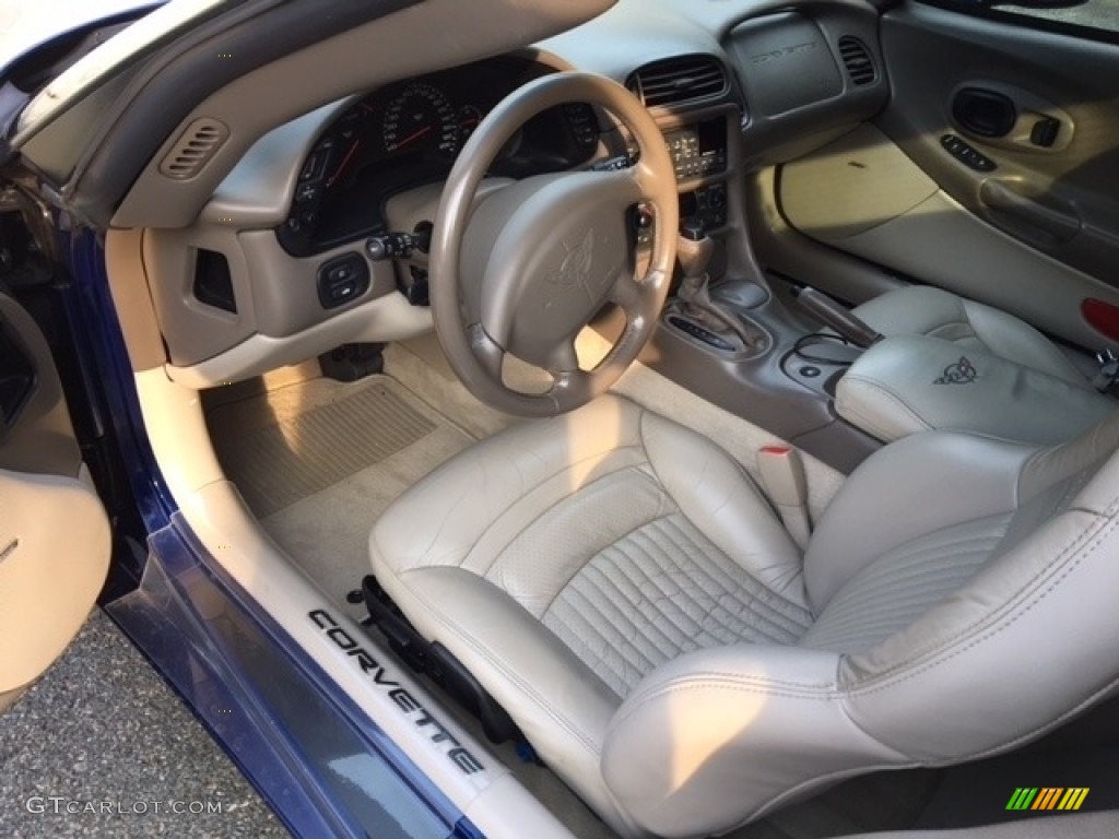 2004 Corvette Convertible - LeMans Blue Metallic / Shale photo #3