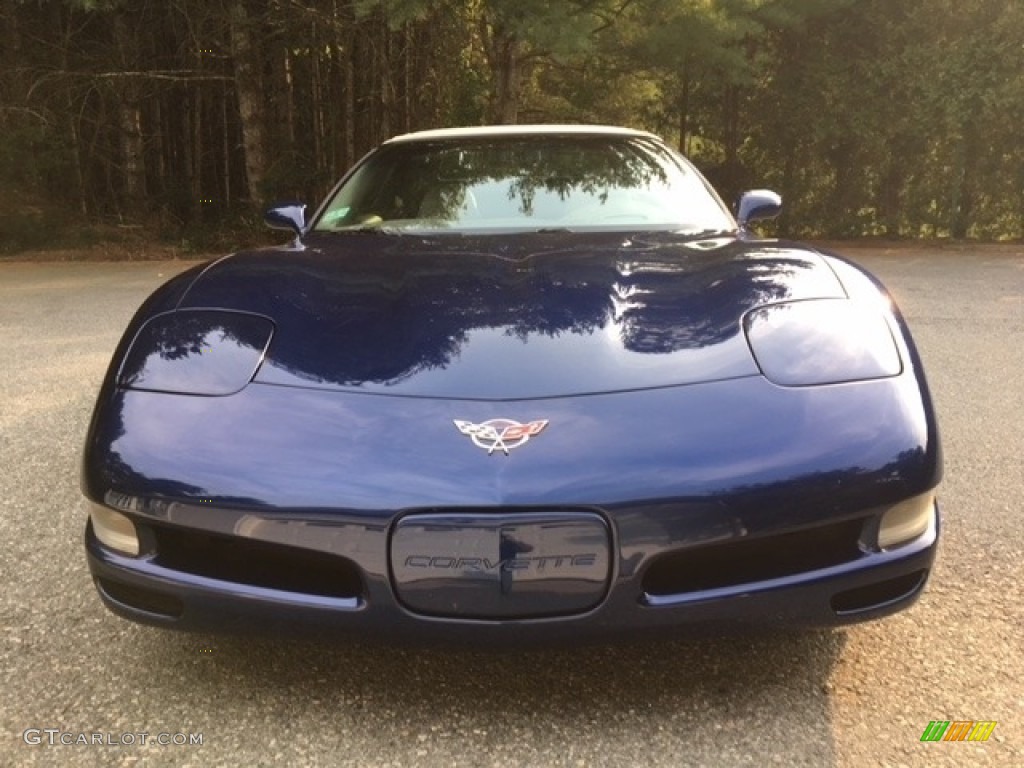2004 Corvette Convertible - LeMans Blue Metallic / Shale photo #7