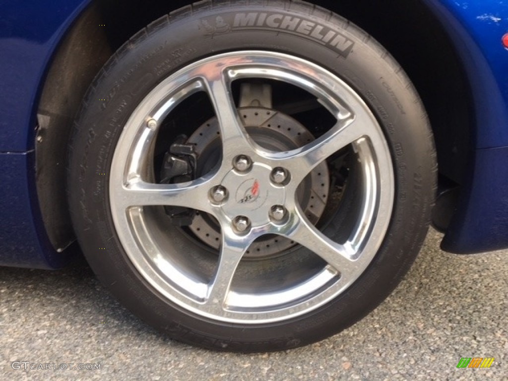 2004 Corvette Convertible - LeMans Blue Metallic / Shale photo #17