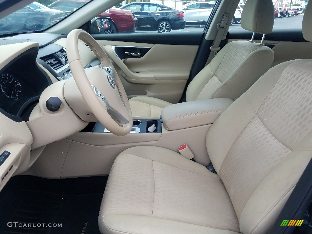 2017 Altima 2.5 SV - Super Black / Beige photo #9