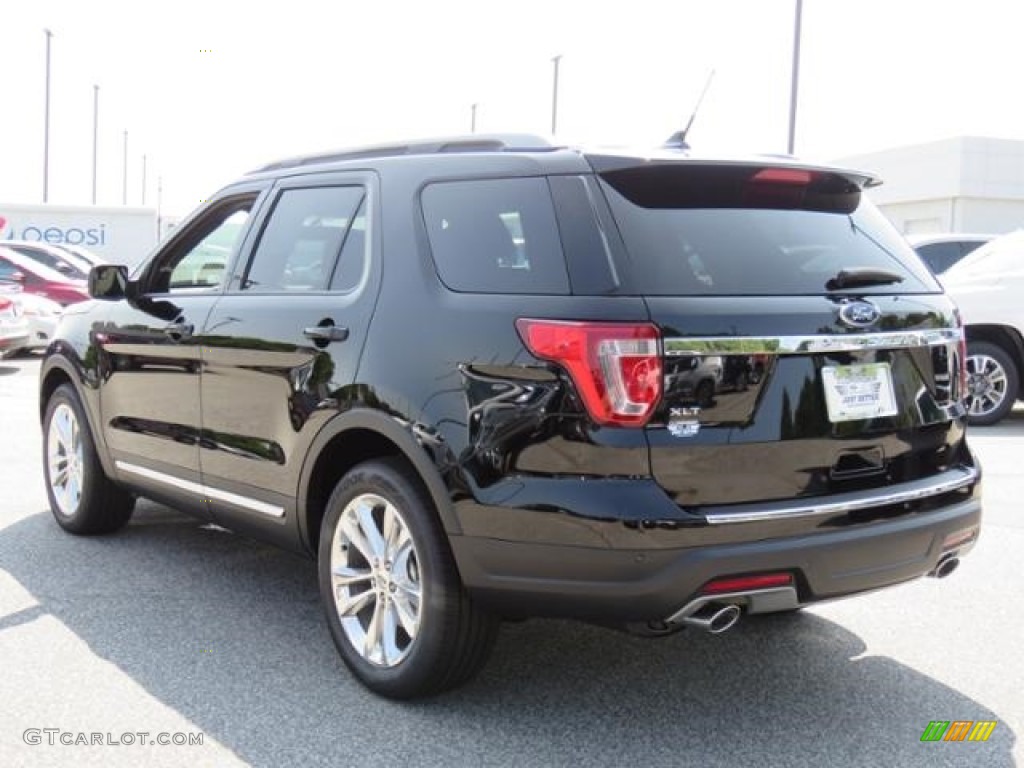 2018 Explorer XLT - Shadow Black / Ebony Black photo #26