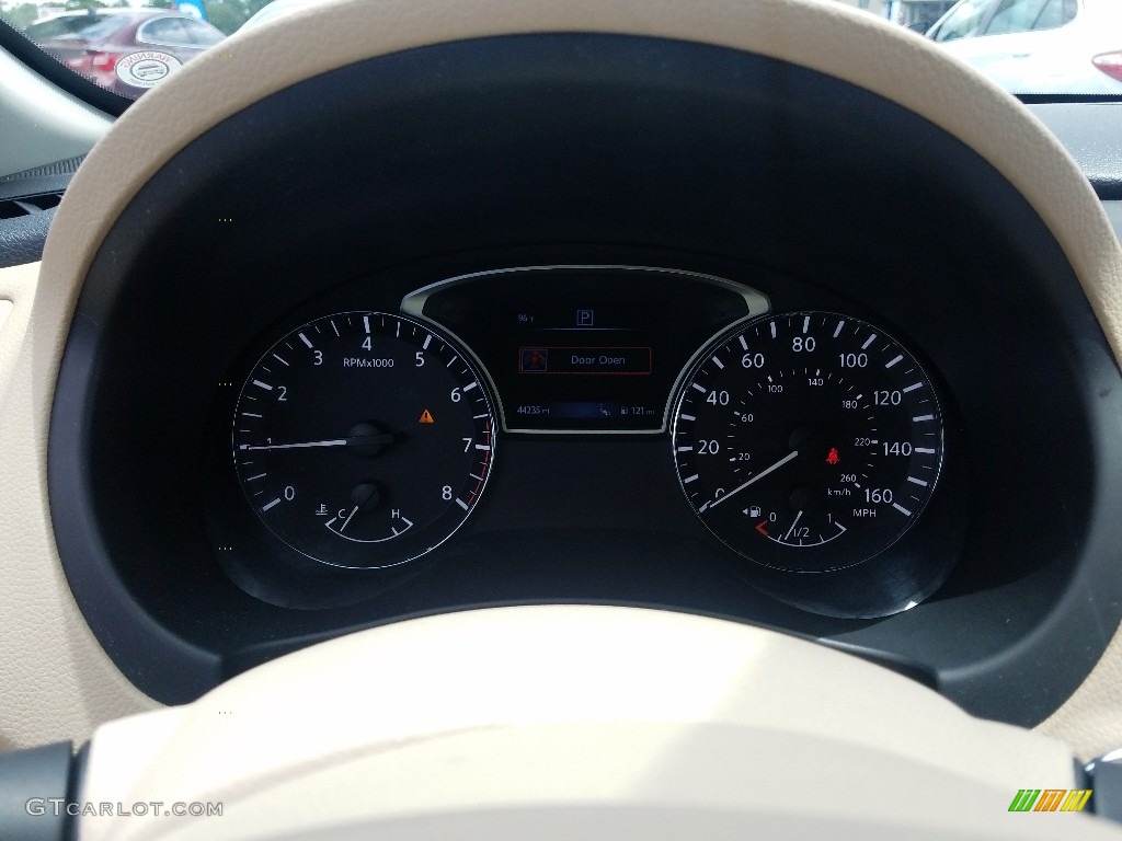 2017 Altima 2.5 SV - Super Black / Beige photo #14