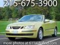 2006 Lime Yellow Saab 9-3 2.0T Convertible #12861933
