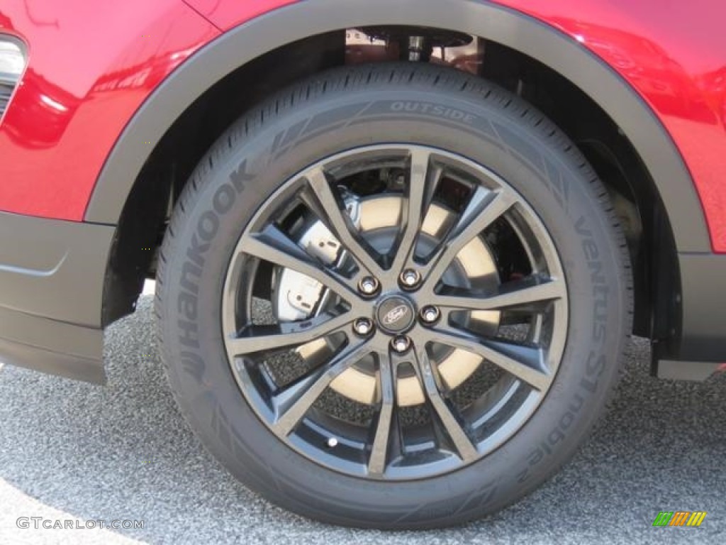2018 Explorer XLT - Ruby Red / Ebony Black photo #4