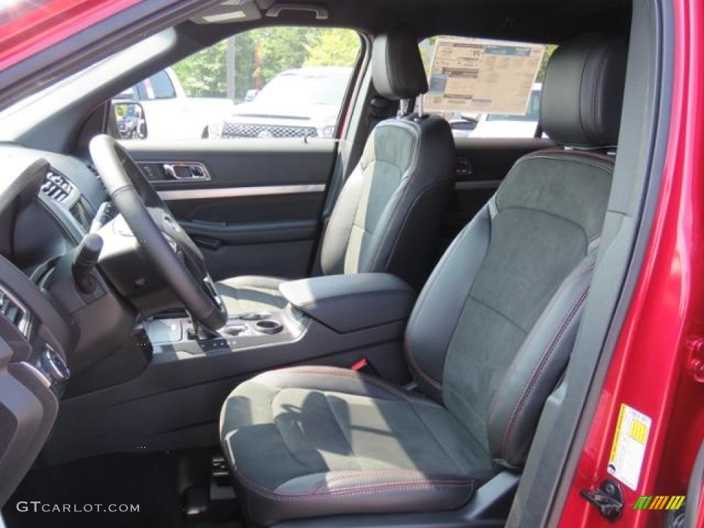 2018 Explorer XLT - Ruby Red / Ebony Black photo #9