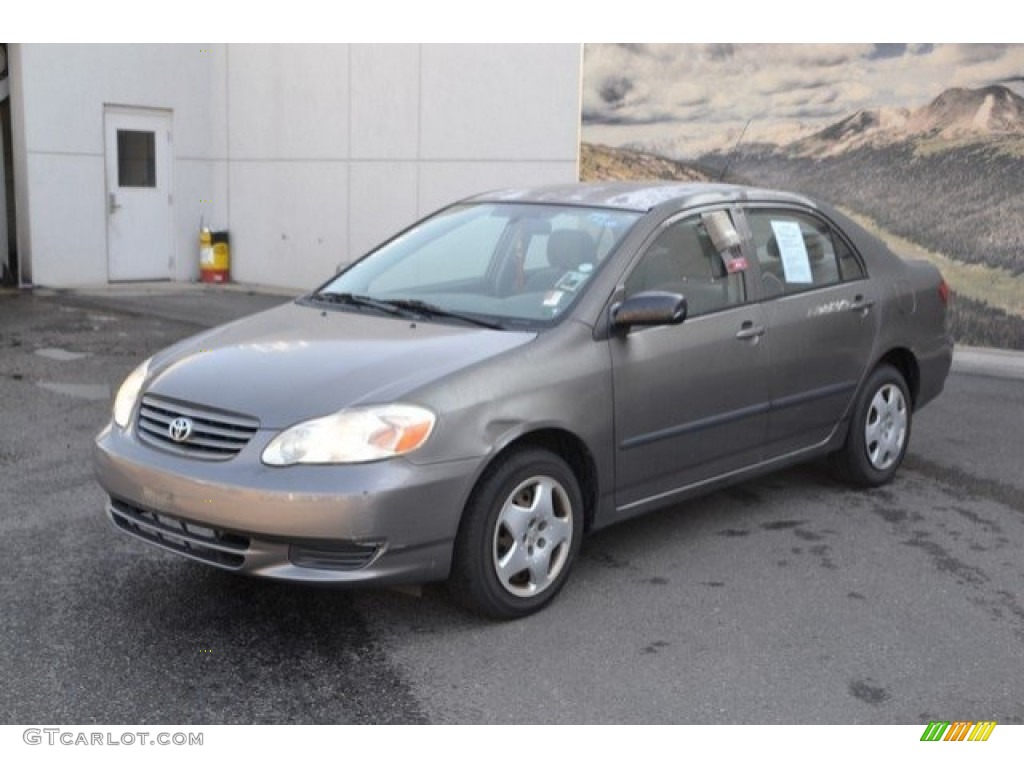 2004 Corolla CE - Moonshadow Gray Metallic / Light Gray photo #2