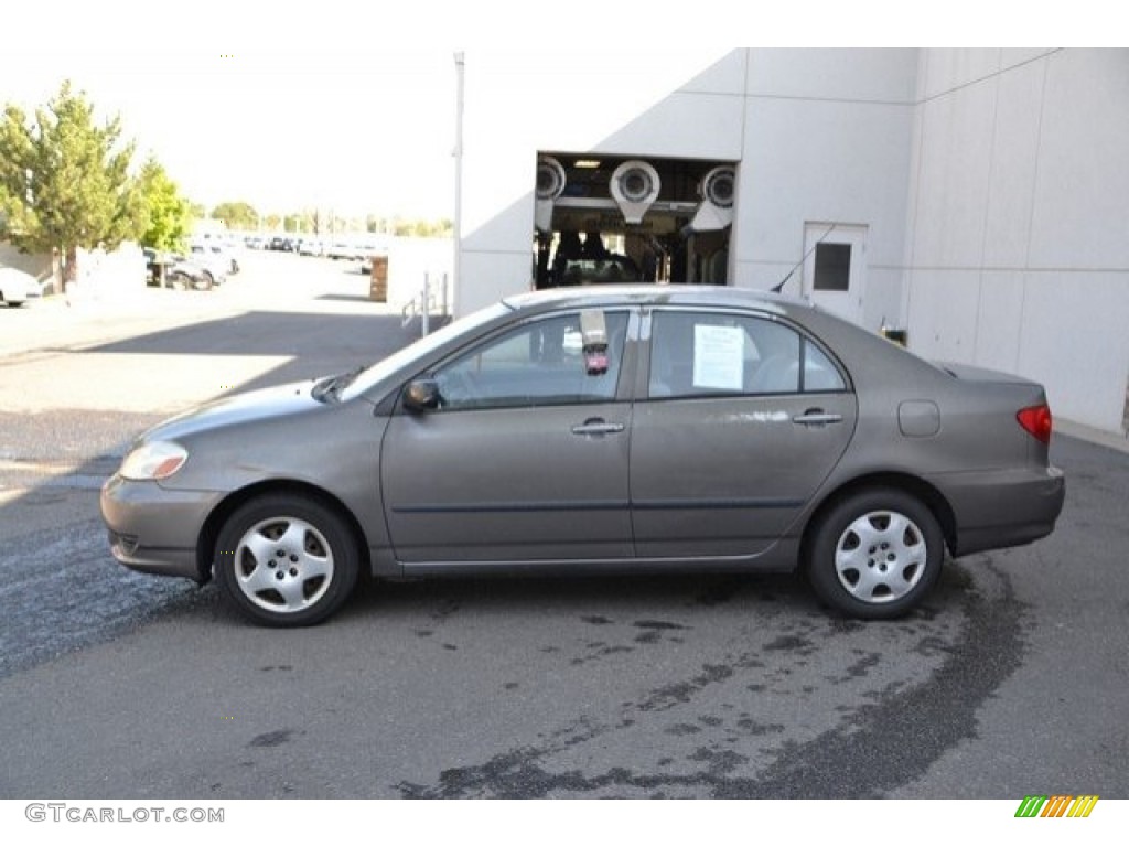 2004 Corolla CE - Moonshadow Gray Metallic / Light Gray photo #3