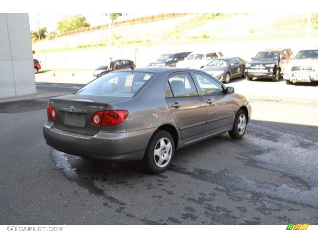 2004 Corolla CE - Moonshadow Gray Metallic / Light Gray photo #6