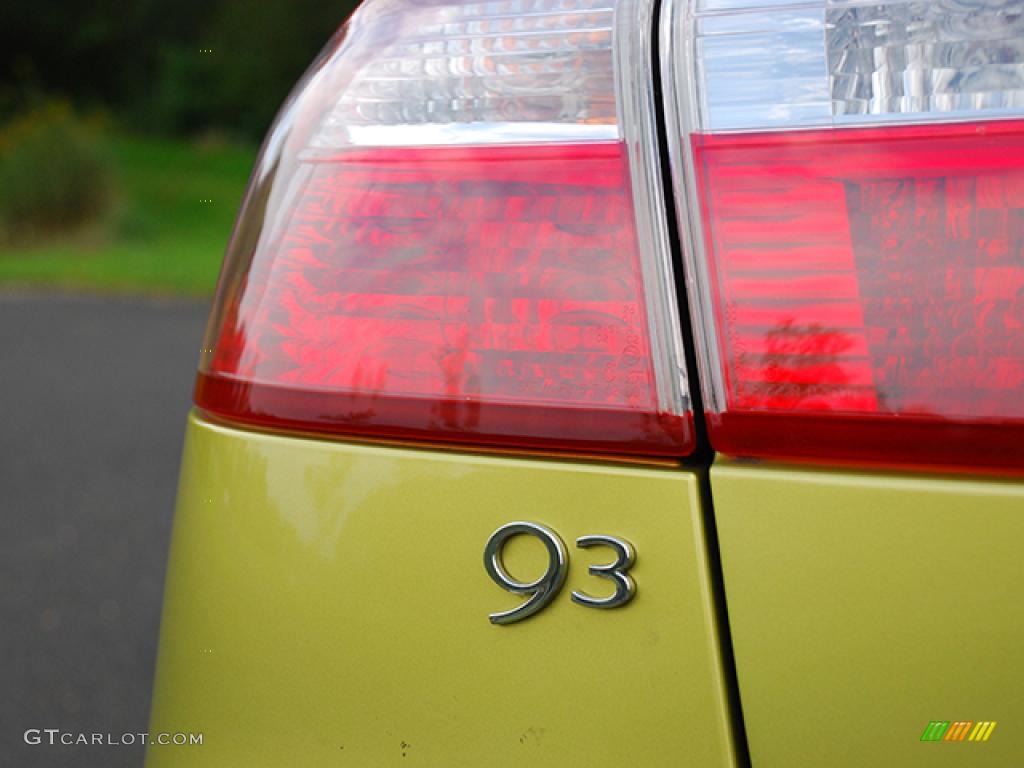 2006 9-3 2.0T Convertible - Lime Yellow / Slate Gray photo #20