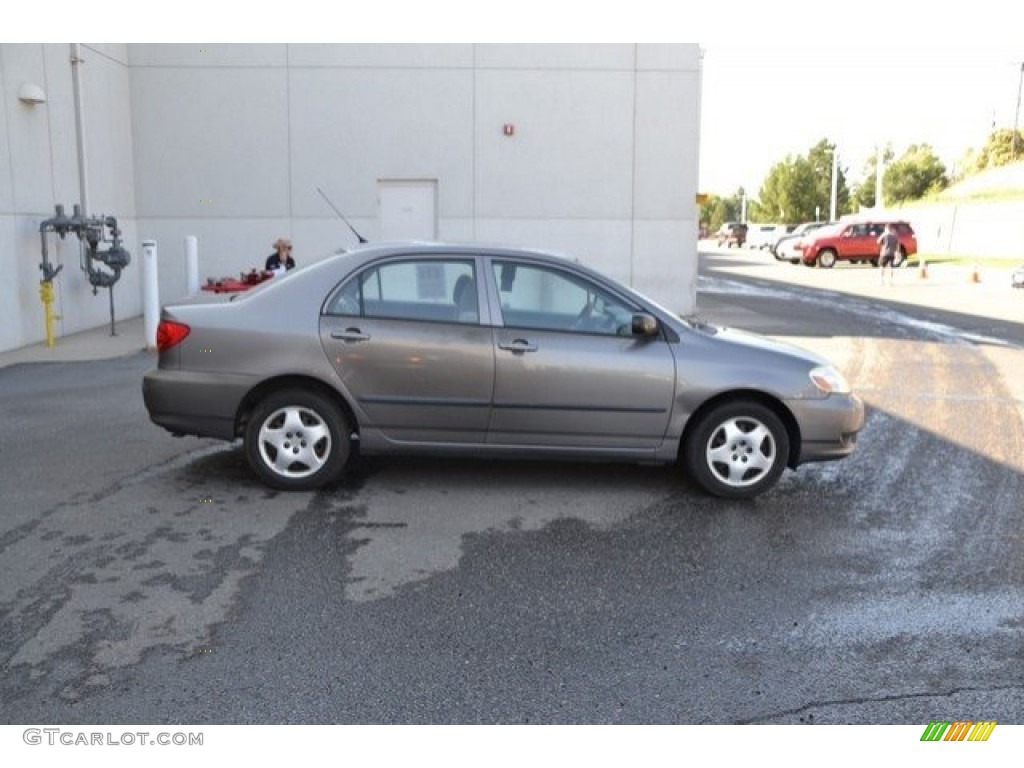 2004 Corolla CE - Moonshadow Gray Metallic / Light Gray photo #7