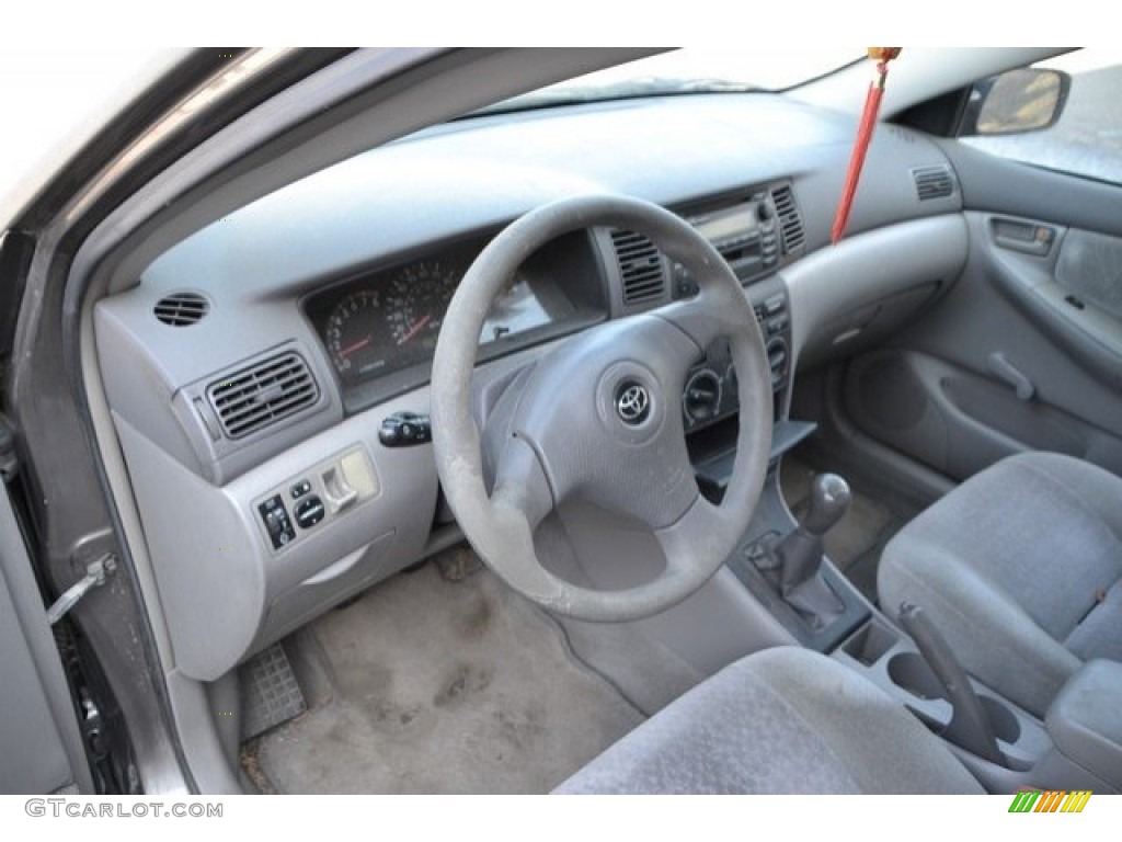 2004 Corolla CE - Moonshadow Gray Metallic / Light Gray photo #10