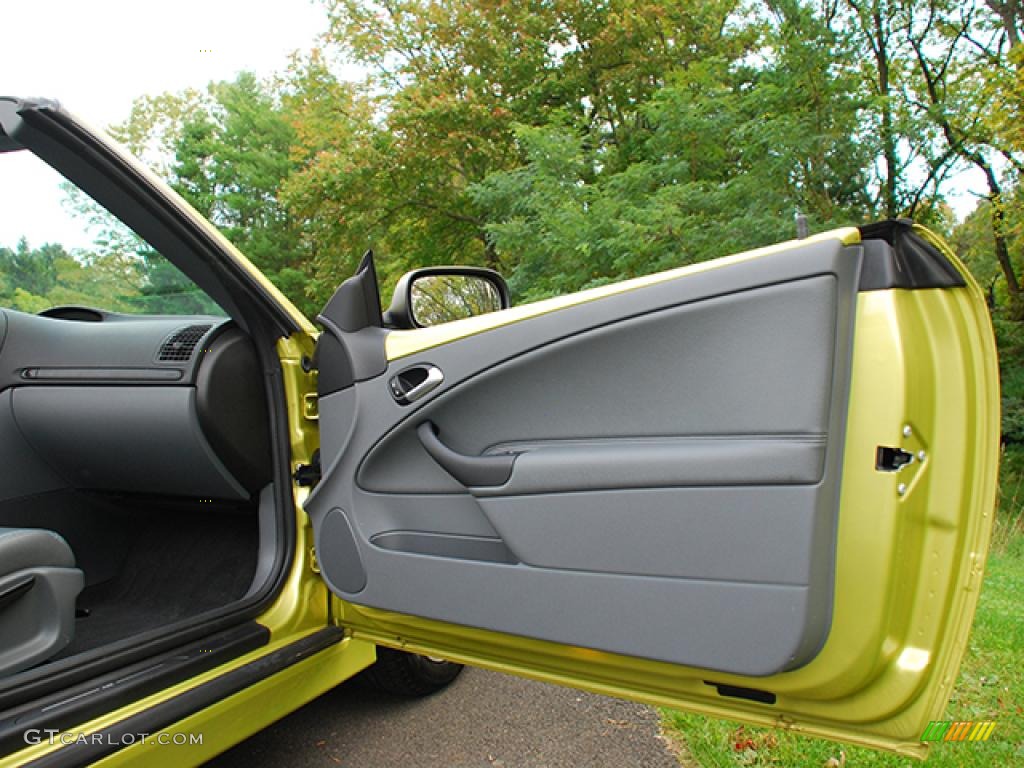 2006 9-3 2.0T Convertible - Lime Yellow / Slate Gray photo #24
