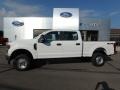 2019 Oxford White Ford F250 Super Duty XL Crew Cab 4x4  photo #1