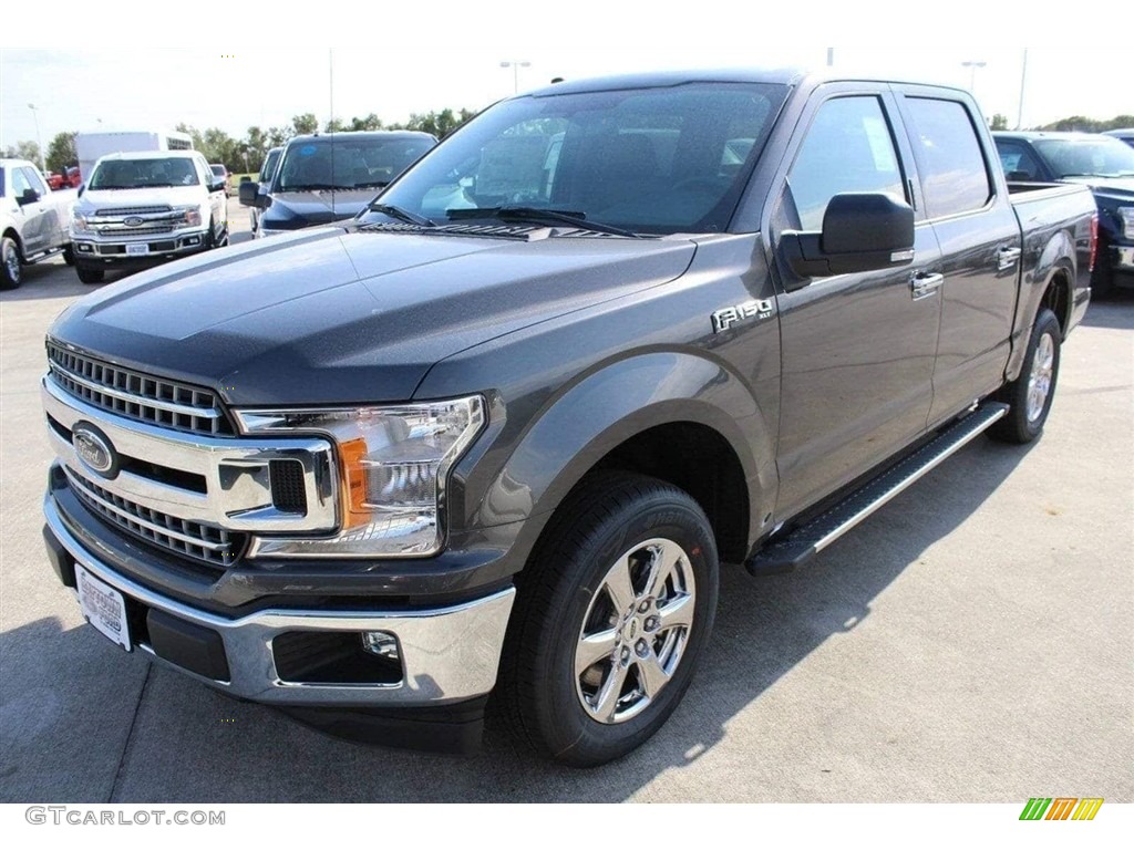 2018 F150 XLT SuperCrew - Magnetic / Earth Gray photo #3