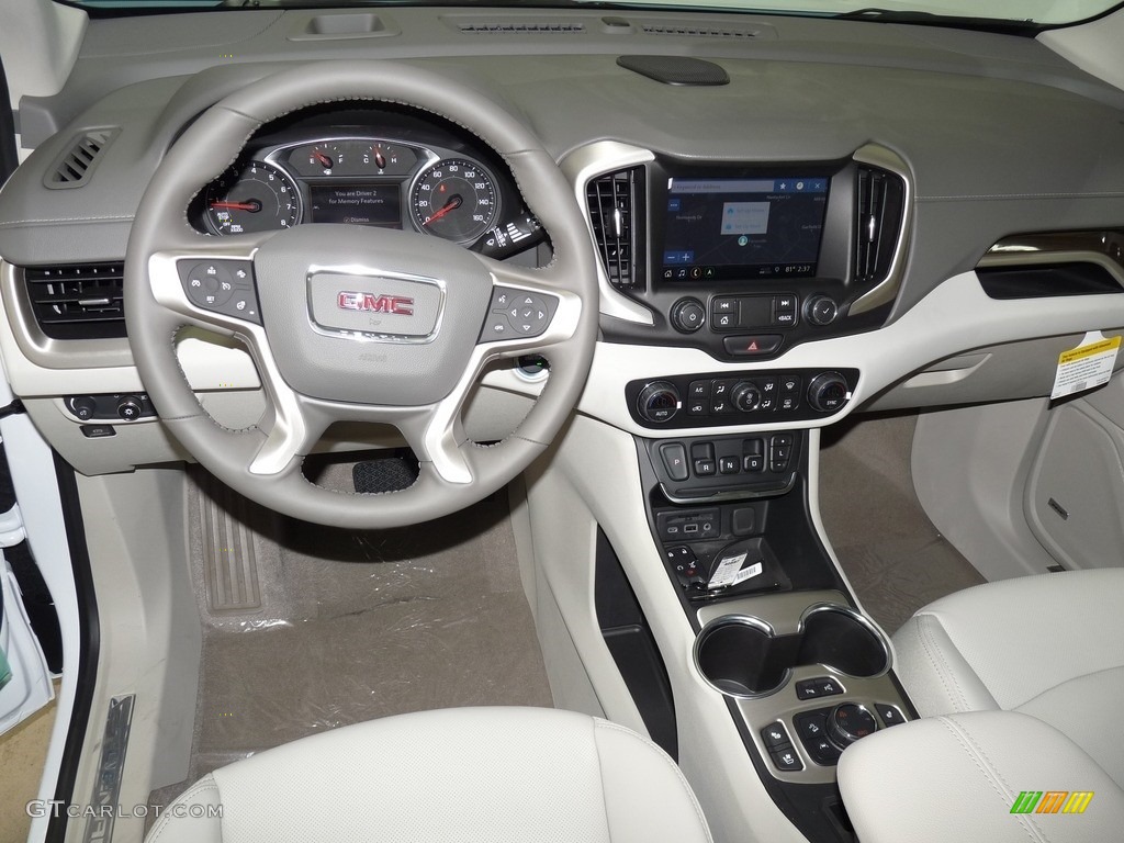 2019 GMC Terrain Denali AWD Light Platinum/­Taupe Dashboard Photo #129097185