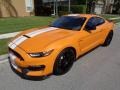 Orange Fury 2018 Ford Mustang Shelby GT350 Exterior