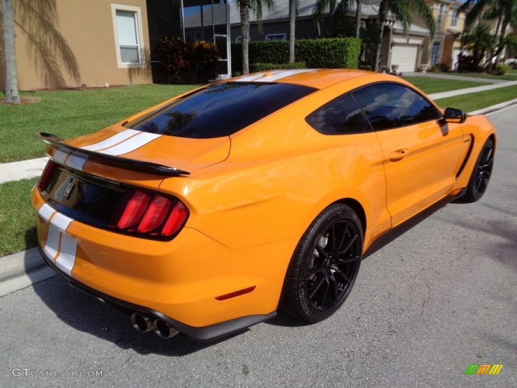 2018 Mustang Shelby GT350 - Orange Fury / Ebony photo #9