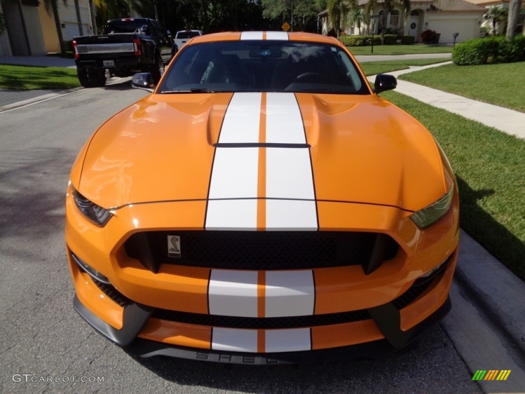 2018 Mustang Shelby GT350 - Orange Fury / Ebony photo #15