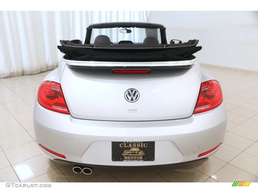 2013 Beetle TDI Convertible - Reflex Silver Metallic / Titan Black photo #24