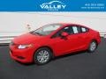 Rallye Red 2012 Honda Civic LX Coupe