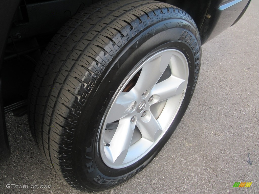 2008 Ram 1500 SLT Quad Cab - Brilliant Black Crystal Pearl / Medium Slate Gray photo #44