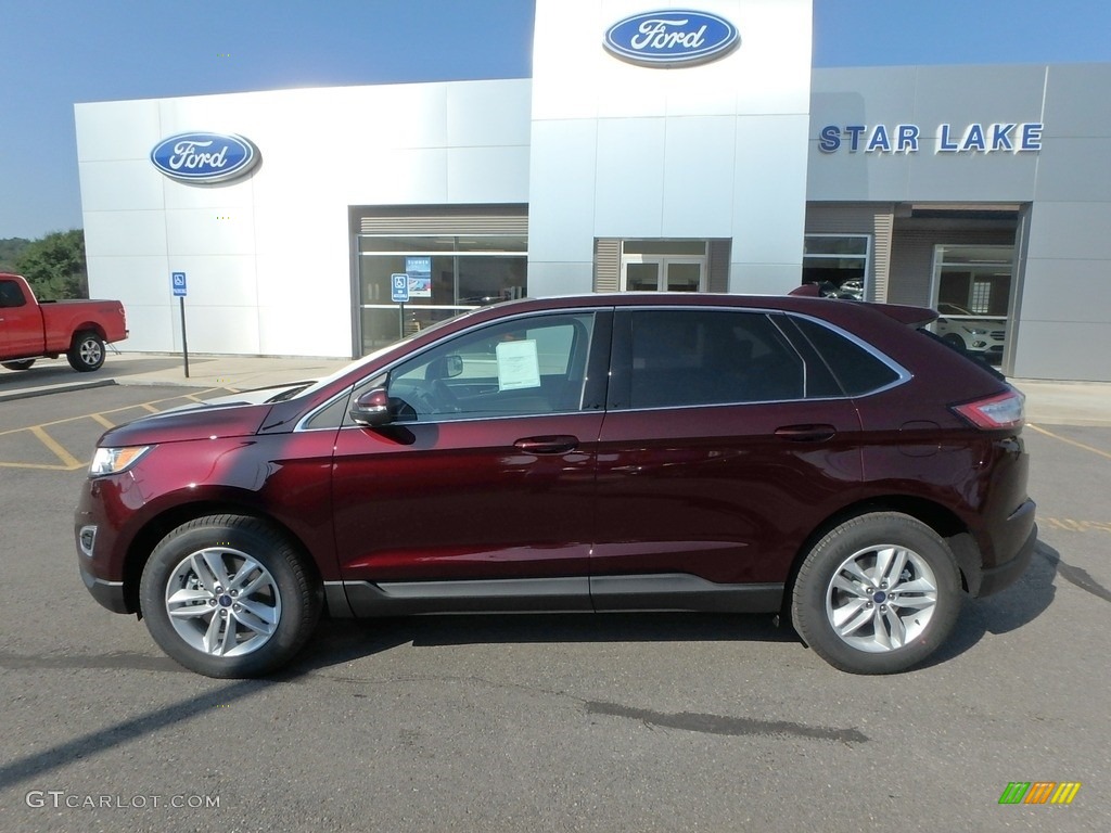 2018 Edge SEL AWD - Burgundy Velvet / Ebony photo #9
