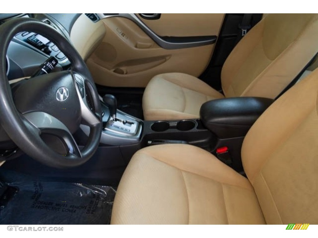 2013 Elantra GLS - Black / Beige photo #3