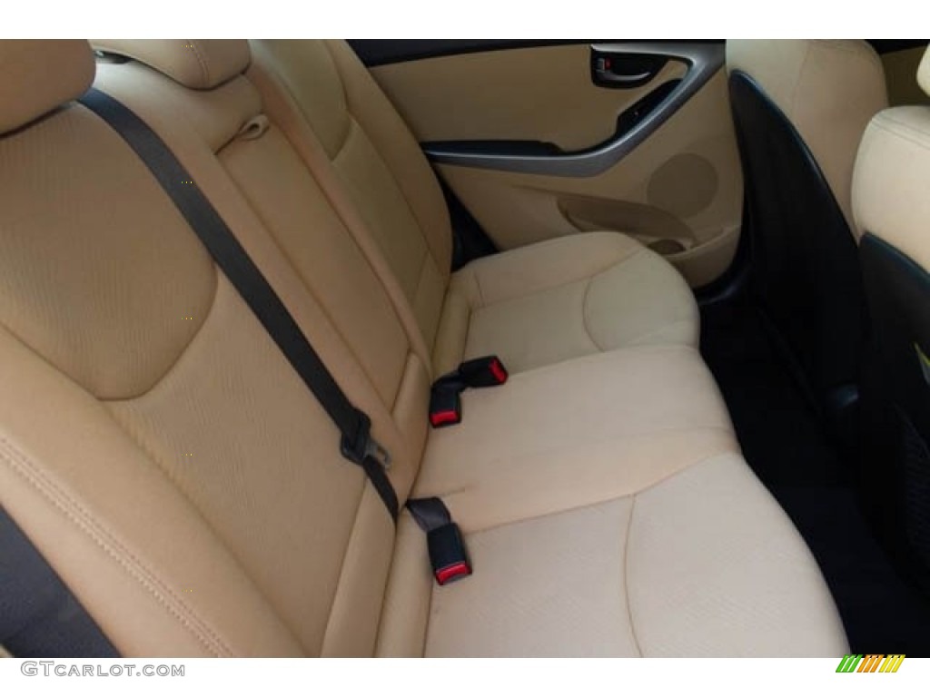 2013 Elantra GLS - Black / Beige photo #18
