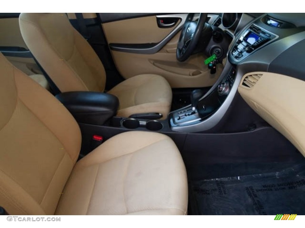2013 Elantra GLS - Black / Beige photo #20