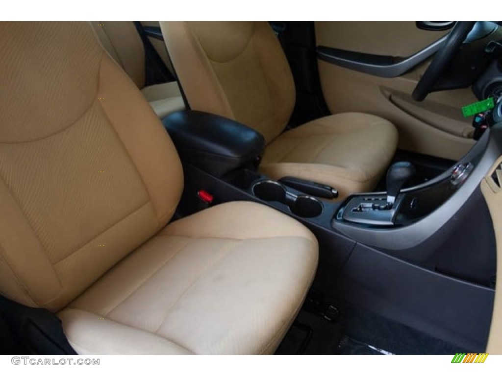 2013 Elantra GLS - Black / Beige photo #21