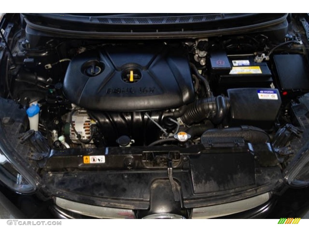 2013 Elantra GLS - Black / Beige photo #28