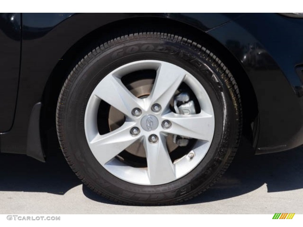 2013 Elantra GLS - Black / Beige photo #30