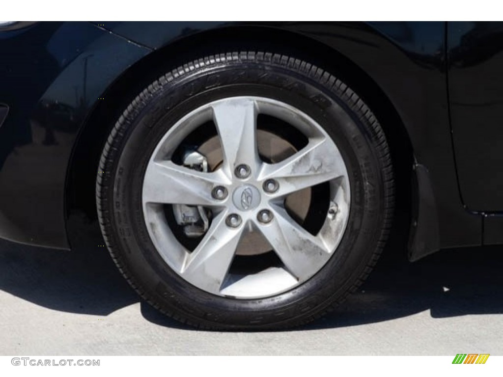 2013 Elantra GLS - Black / Beige photo #32