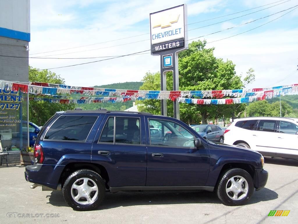 2008 TrailBlazer LS 4x4 - Imperial Blue Metallic / Light Gray photo #1