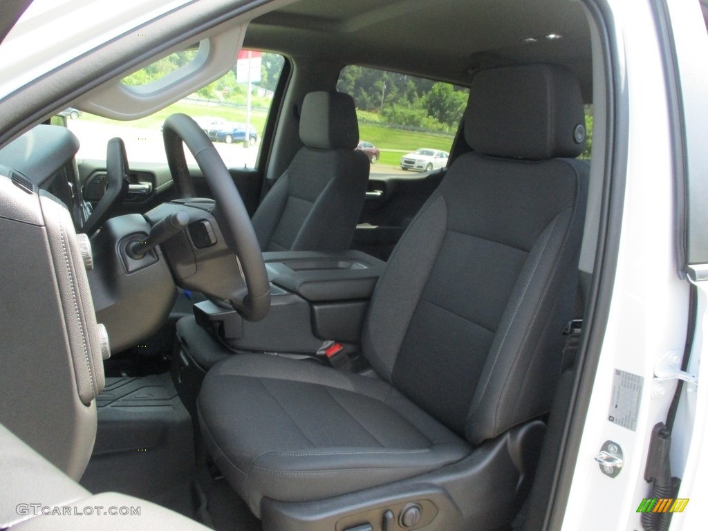 Jet Black Interior 2019 Chevrolet Silverado 1500 LT Crew Cab 4WD Photo #129103821