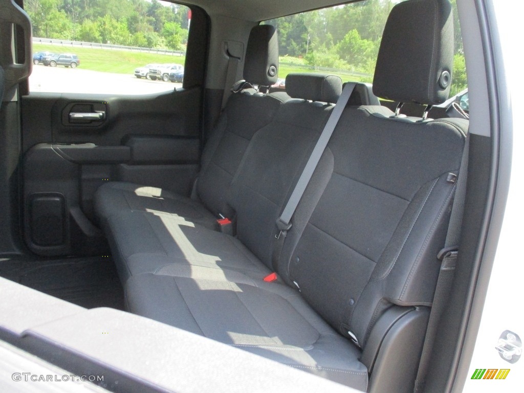 Jet Black Interior 2019 Chevrolet Silverado 1500 LT Crew Cab 4WD Photo #129103845