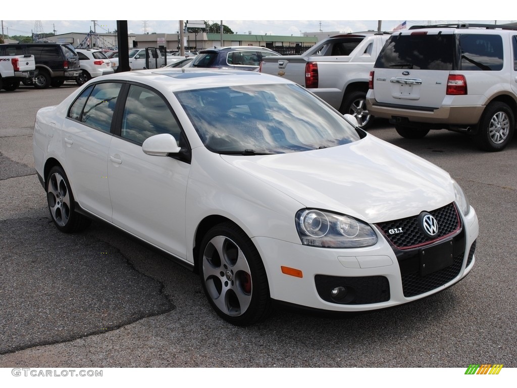 2007 Jetta GLI Sedan - Campanella White / Anthracite photo #7