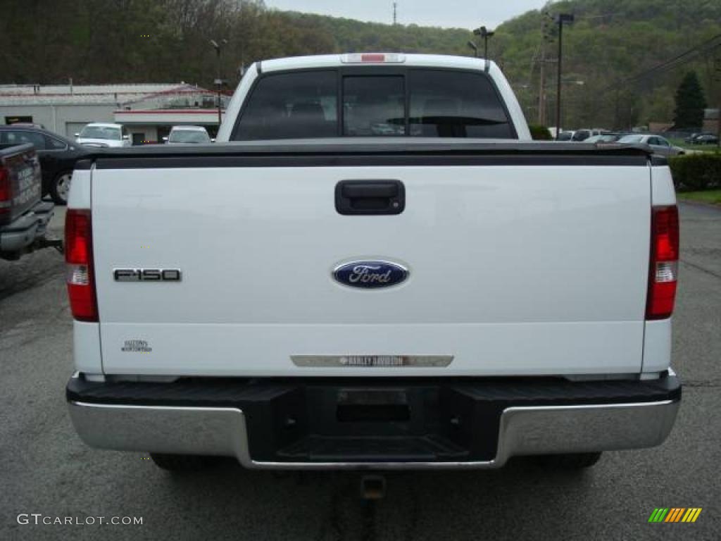 2006 F150 XLT SuperCab 4x4 - Oxford White / Medium Flint photo #3