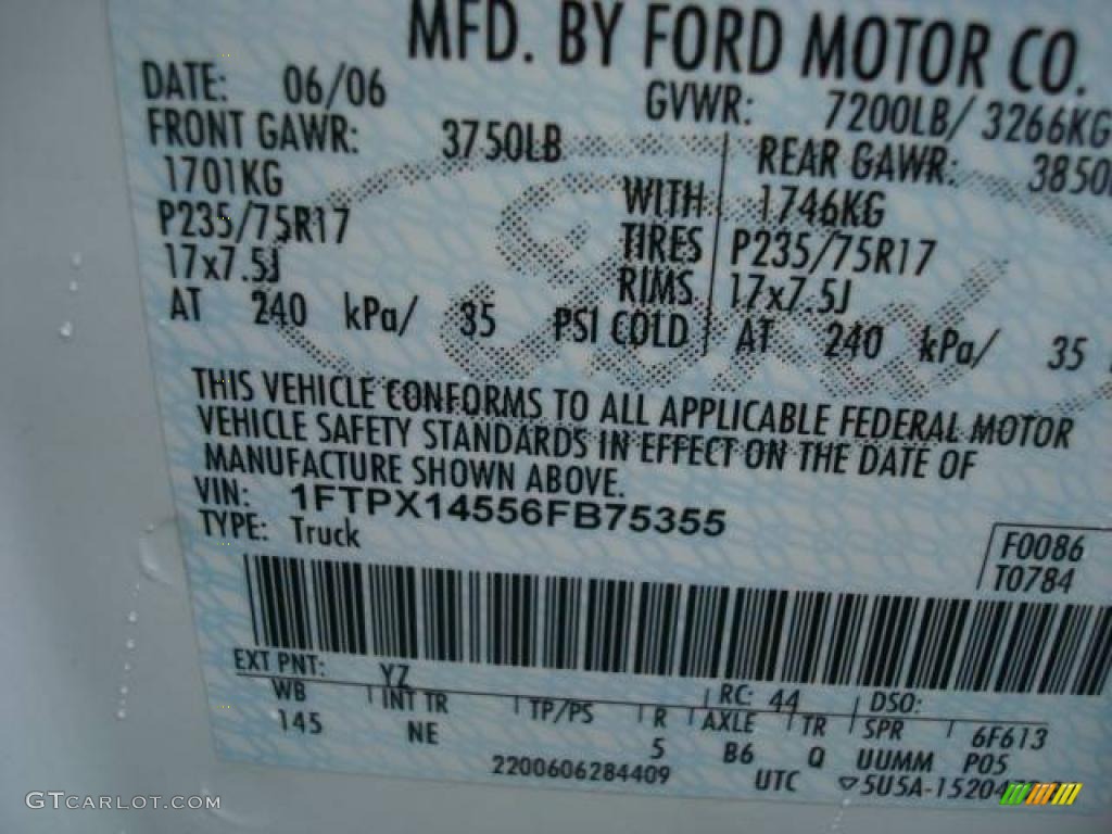 2006 F150 XLT SuperCab 4x4 - Oxford White / Medium Flint photo #14