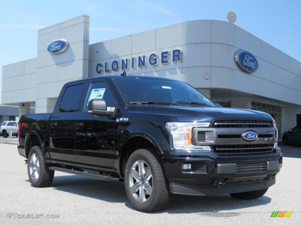 2018 F150 XLT SuperCrew 4x4 - Shadow Black / Black photo #1