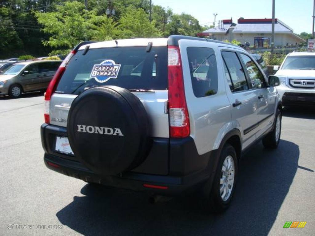 2006 CR-V EX 4WD - Alabaster Silver Metallic / Black photo #4