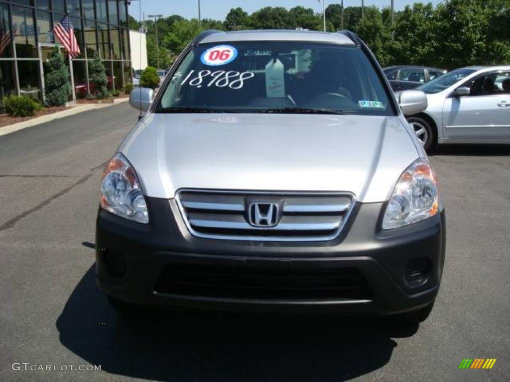 2006 CR-V EX 4WD - Alabaster Silver Metallic / Black photo #6